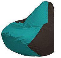 Кресло-мешок Flagman Груша Мини L Г0.1-298 (бирюзовый/коричневый)