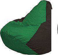 Кресло-мешок Flagman Груша Супер Мега 4XL Г5.1-242 (зелёный/коричневый)