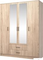 Шкаф распашной Mio Tesoro Хюгге 4D2S Z (дуб сонома)