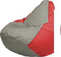 Кресло-мешок Flagman Груша Супер Мега 4XL Г5.1-332 (серый/красный)