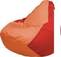 Кресло-мешок Flagman Груша Супер Мега 4XL Г5.1-217 (оранжевый/красный)