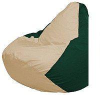 Кресло-мешок Flagman Груша Мини L Г0.1-137 (светло-бежевый/темно-зеленый)