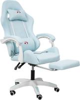Игровое (геймерское) кресло Calviano 1584 (ткань, голубой)