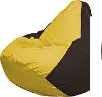 Кресло-мешок Flagman Груша Супер Мега 4XL Г5.1-261 (желтый/коричнневый)