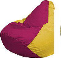 Кресло-мешок Flagman Груша Супер Мега 4XL Г5.1-386 (фуксия/желтый)
