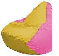 Кресло-мешок Flagman Груша Мини L Г0.1-257 (желтый/розовый)