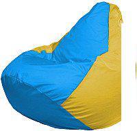 Кресло-мешок Flagman Груша Супер Мега 4XL Г5.1-280 (голубой/желтый)