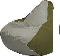 Кресло-мешок Flagman Груша Супер Мега 4XL Г5.1-350 (серый/тёмно-лолив)