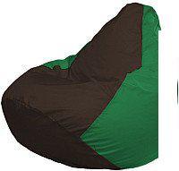 Кресло-мешок Flagman Груша Мини L Г0.1-321 (коричневый/зеленый)