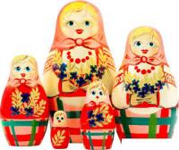 Развивающая игра Брестская Фабрика Сувениров С колосками и васильками (набор 5 шт)