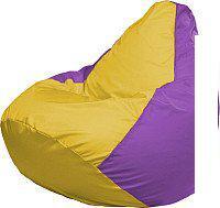 Кресло-мешок Flagman Груша Супер Мега 4XL Г5.1-253 (жёлтый/сиреневый)
