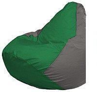 Кресло-мешок Flagman Груша Мини L Г0.1-239 (зеленый/серый)