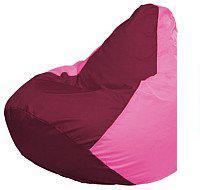Кресло-мешок Flagman Груша Мини L Г0.1-306 (бордовый/розовый)