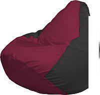 Кресло-мешок Flagman Груша Мини L Г0.1-299 (бордовый/черный)