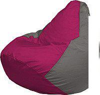 Кресло-мешок Flagman Груша Супер Мега 4XL Г5.1-374 (фуксия/серый)