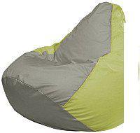 Кресло-мешок Flagman Груша Мини L Г0.1-343 (серый/салатовый)