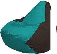 Кресло-мешок Flagman Груша Супер Мега 4XL Г5.1-298 (бирюзовый/коричневый)