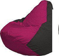 Кресло-мешок Flagman Груша Супер Мега 4XL Г5.1-381 (фуксия/черный)