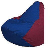 Кресло-мешок Flagman Груша Мини L Г0.1-123 (синий/бордовый)