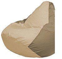 Кресло-мешок Flagman Груша Мини L Г0.1-136 (светло-бежевый/темно-бежевый)