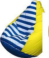 Кресло-мешок Flagman Груша Мини L Г0.1-0717 (желтый/полосатый)