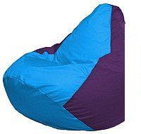 Кресло-мешок Flagman Груша Мини L Г0.1-269 (голубой/фиолетовый)