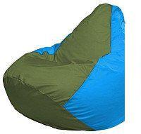 Кресло-мешок Flagman Груша Мини L Г0.1-229 (оливковый/голубой)