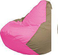 Кресло-мешок Flagman Груша Медиум XL Г1.1-193 (розовый/тёмно-бежевый)