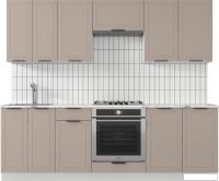 Готовая кухня Mio Tesoro Корнелия Ода-плюс 2.4 (капучино/мрамор итальянский)