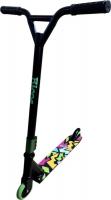 Трюковый самокат Ricos Zing JSCJ100S (черный/разноцветный)