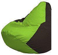 Кресло-мешок Flagman Груша Мини L Г0.1-165 (салатовый/коричневый)