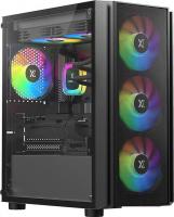 Корпус XASTRA A402M 4FRGB (черный)