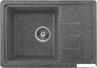 Кухонная мойка Saniteco Rosa (графит с сифоном)