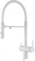 Смеситель Paulmark Gravity Gr213888-WH (белый/белый матовый)