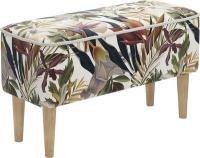 Банкетка MONOFIX Одос Принт (тропики/микровелюр)