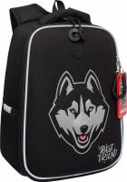 Школьный рюкзак Grizzly RAw-595-10 (черный/серый)