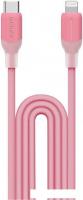 Кабель Momax DL53P 1-Link Flow LC USB Type-C - Lightning (1.2 м, розовый)