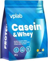 Казеин Vplab Casein & Whey (ваниль, 500г)