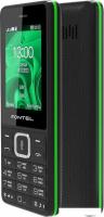 Телефон Fontel FP240 (черный/зеленый)