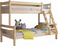 Двухъярусная кровать Мебельград Адель (прозрачный лак)