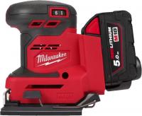 Виброшлифмашина Milwaukee M18 BQSS-502B 4933479967 (с 2-мя АКБ, сумка)