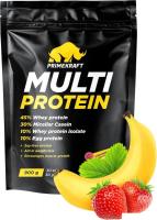 Протеин комплексный Prime Kraft Multi Protein (900г, клубника/банан)