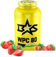 Протеин сывороточный (концентрат) Binasport WPC 80 (1300г, клубника)