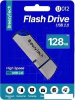 USB Flash BreezyTech U012 128GB (серебристый/синий)