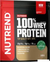 Протеин сывороточный (изолят) Nutrend 100% Whey Protein (1000г, клубника)