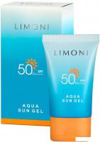 Крем солнцезащитный Limoni SPF 50+РА++++ Aqua Sun Gel 50 мл