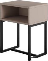 Тумба MONOFIX С металлическими опорами (капучино/черный)