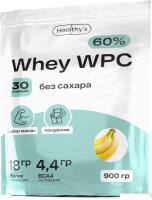 Протеин сывороточный (концентрат) Healthys Whey Wpc (900г, банан)