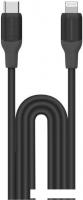 Кабель Momax DL53D 1-Link Flow LC USB Type-C - Lightning (1.2 м, черный)