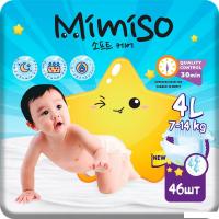 Подгузники Mimiso 4 L 7-14 кг (46 шт)